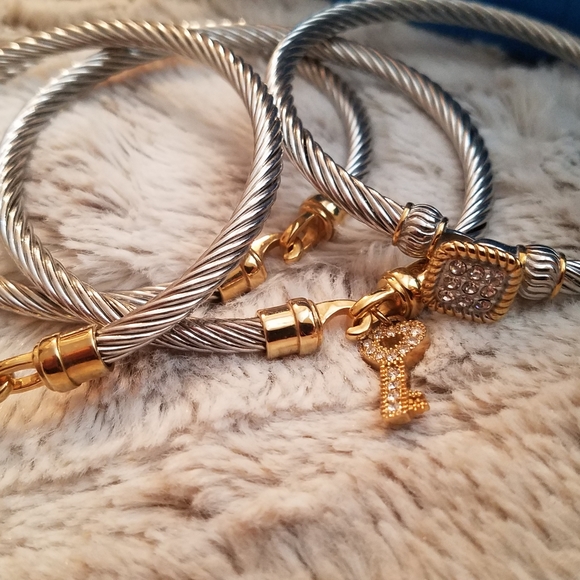 Little Box of Bling Cable Bracelet Ring Set - Picture 1 of 5